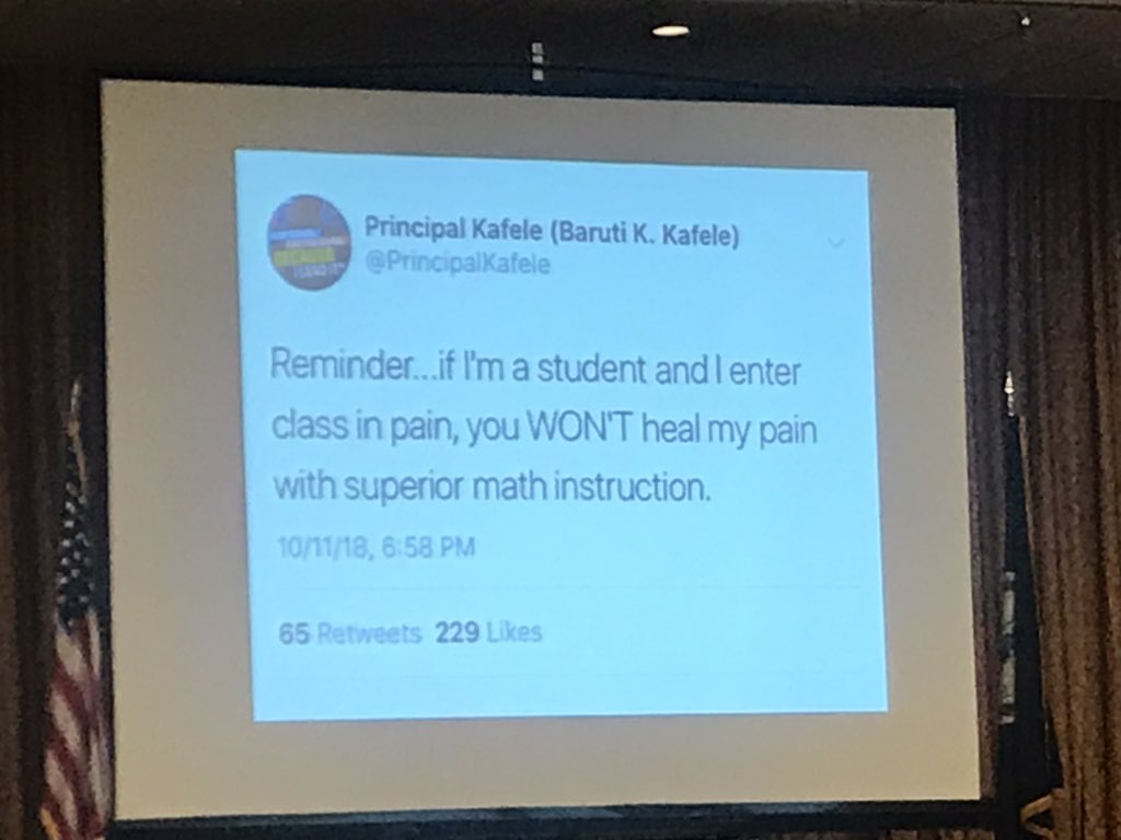 Ms_Strickler's tweet image. Relationships must come before or with content for student success. ❤️👨🏽‍🎓👩🏼‍🏫👩🏼‍🎓❤️
@VASCD @MichaelBonner_ #VASCD18 #TakeawaysForVTFT