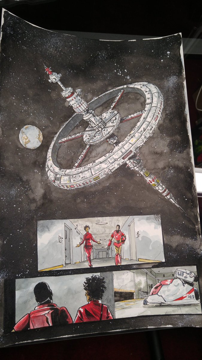 TreeBeerd's tweet image. Some more of this page from the story I&apos;m doing with @epalicki for the @GoodFightComic . still a little to do and then a few digital touchups probably. 

You back the kickstarter yet?

kickstarter.com/projects/12562…