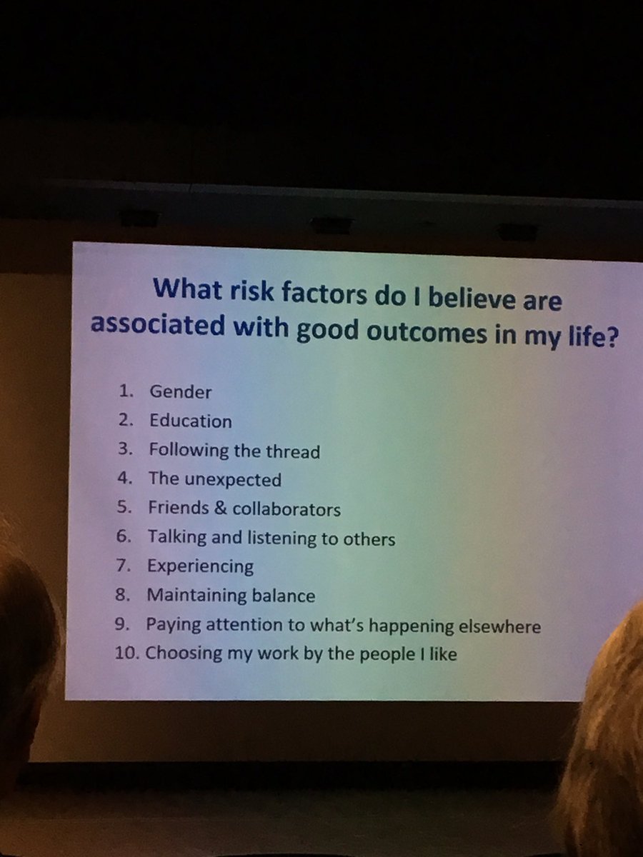 Kay Dickersin, centennial faculty lecture. Wise advice! I like #10.