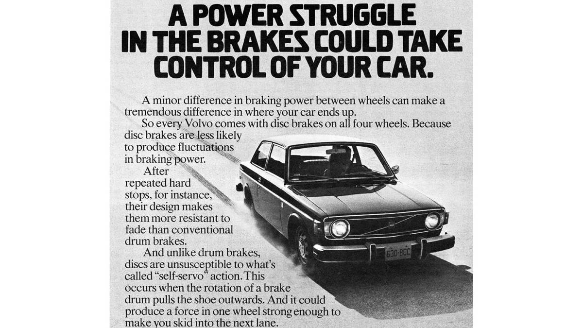 1974: Volvo brakes are safe, safe, safe! bit.ly/2E6QgjT https://t.co/fMCtvuk6uS