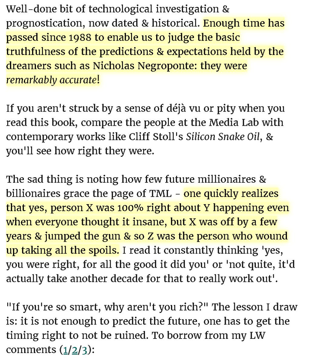 Alexey Guzey 2 N One Quickly Realizes That Yes Person X Was 100 Right About Y Happening Even When Everyone Thought It Insane But X Was Off By A Few Years