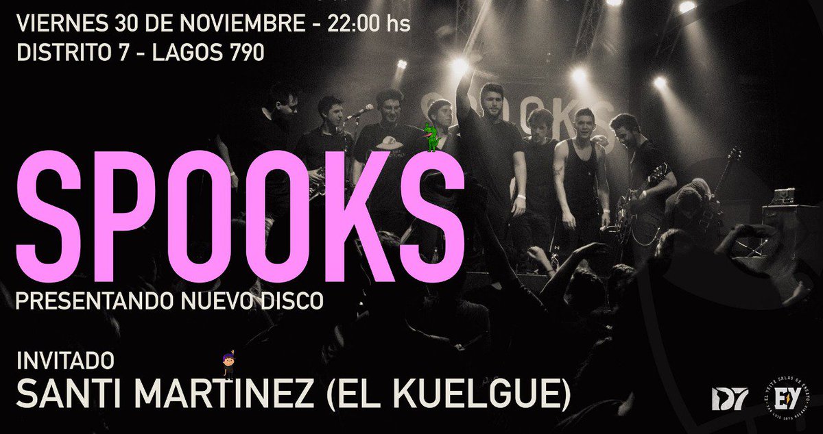 ¡Regalamos entradas para el show de <a href="/SpooksOficial/">Spooks</a> con <a href="/santimartinezz/">Santi Martinez</a> como invitado! ➡️ Retuiteá y dejá los últimos 3 del DNI para participar ✅ En el programa de hoy decimos los ganadores 📻 de 15 a 17 con <a href="/FedeFritschi/">Federico Fritschi</a> y Coki por si989.com