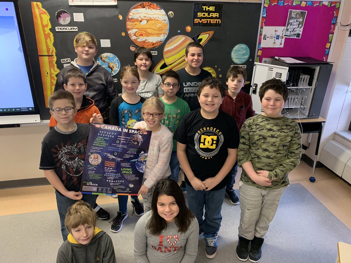 MsDIFFSe's tweet photo. #LTSLivingSpace Looking forward to the launch in Iroquois Falls Public School in Ontario! Your number one fans! @Astro_DavidS https://t.co/StxCDDEFLD