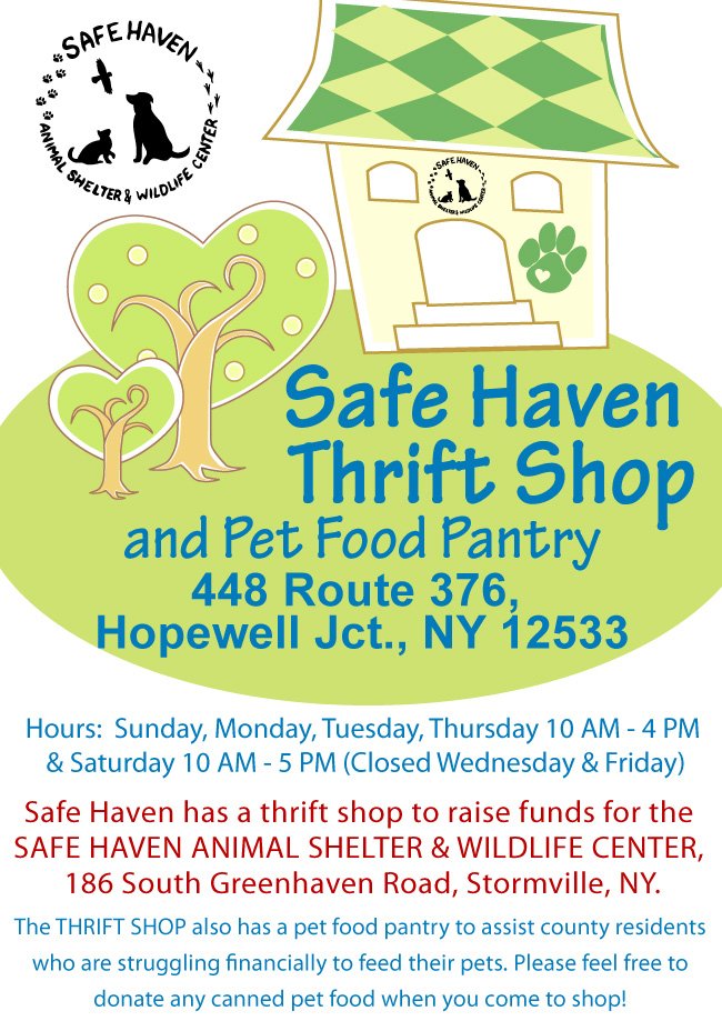 SafeHavenCenter's tweet photo. Please consider liking the Safe Haven #ThriftShop page! By doing so you're helping to build the Safe Haven #animalshelter. We and the animals thank you!!! https://t.co/EHi4a1N2iQ #animalwelfare https://t.co/Ixy0o9qzoD