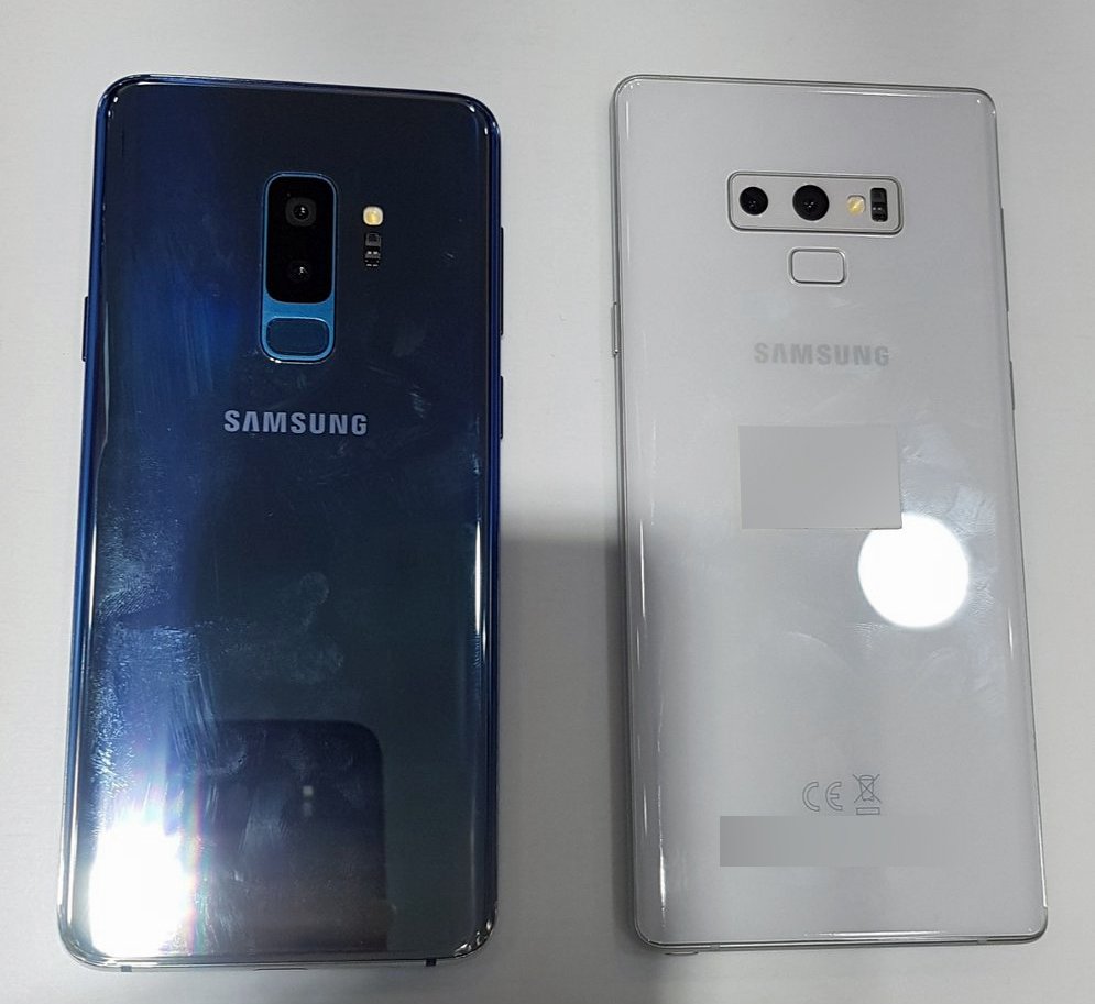 See the sweet new blue and white colors for the Samsung Galaxy S9 and Note 9