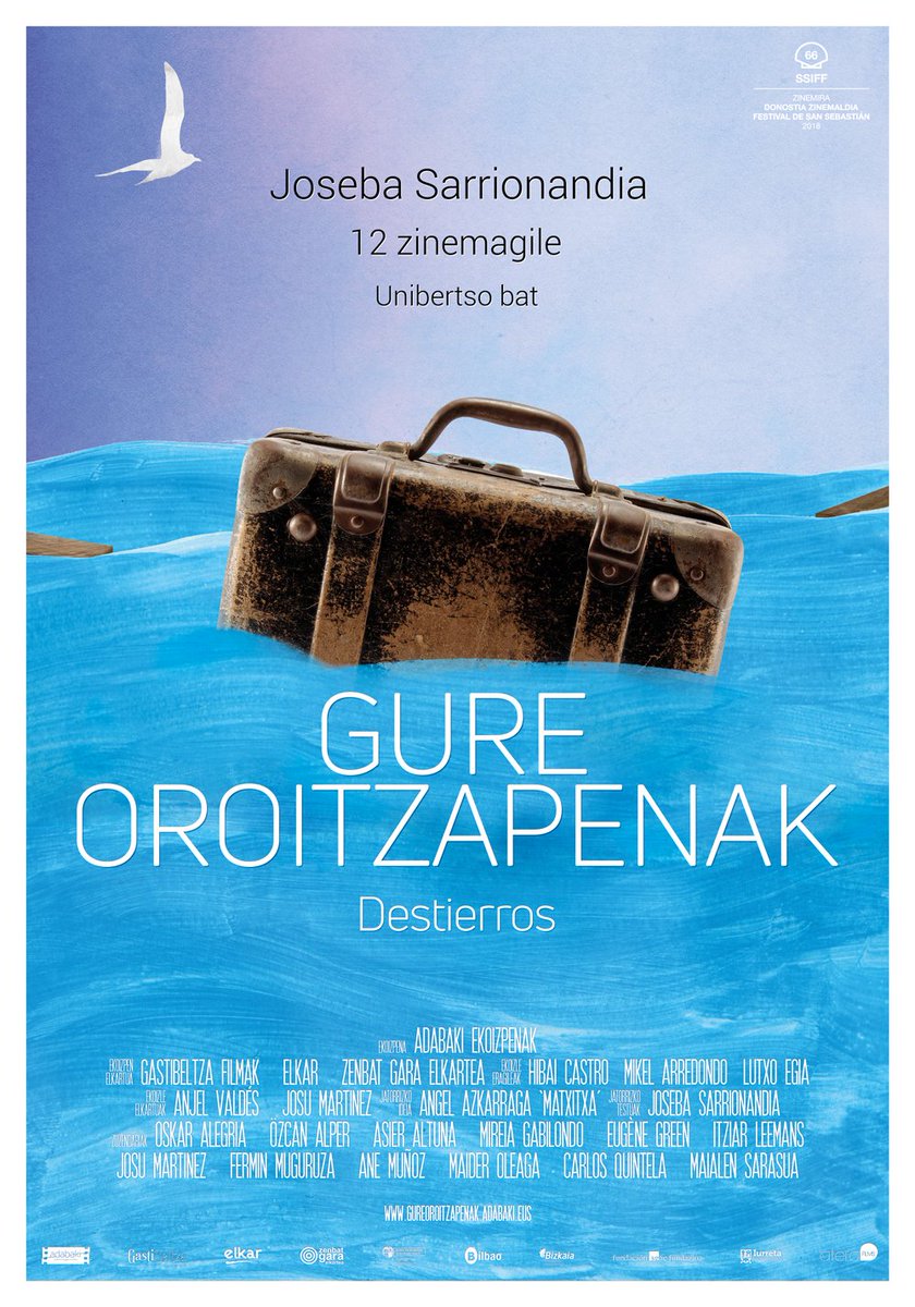 Datorren astelehenean #GureOroitzapenak Bilbon berriro
19etan Elkano kaleko kultura-etxean
Proiekzioa + solasa