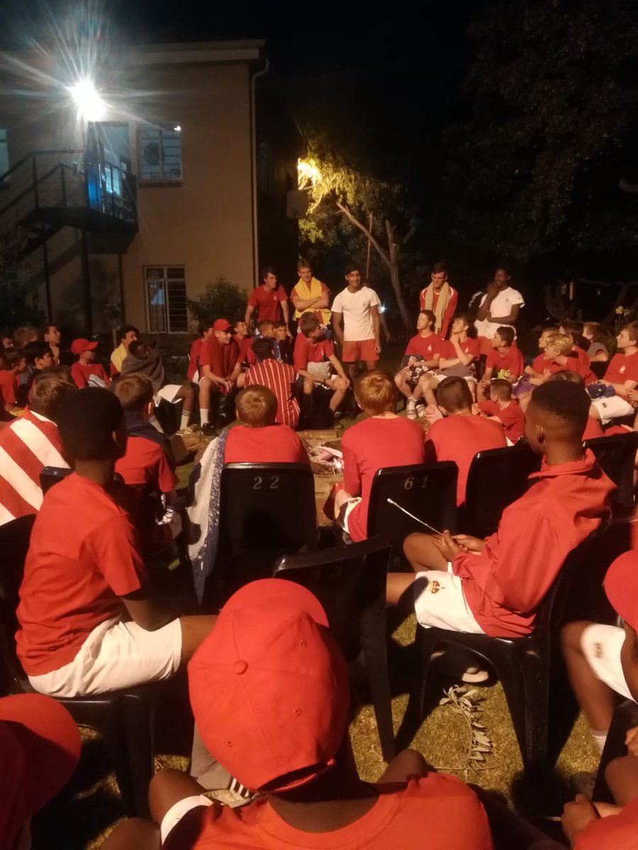 KingEdVIISchool's tweet photo. #RedGrade8Orientation #2019 #RedNewbies #SchoolHouseBoarders @KingEdVIISchool 
Boys enjoying marshmallow braais at School House #redfriendships #redmemories been made!
@peace1972SMS @deonjvisser @10march1982 https://t.co/MpIyhhTl3A