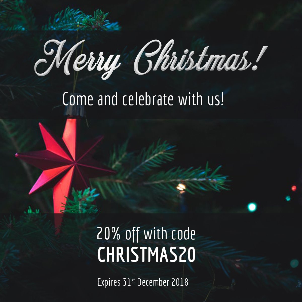 escrealityCDF's tweet photo. Merry Christmas! Come and celebrate with us and enjoy 20% off your bookings in December! https://t.co/fNdPZiQeOX