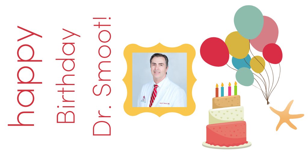 Please help us wish a VERY HAPPY BIRTHDAY to our medspa Medical Director, Dr. John Smoot!   