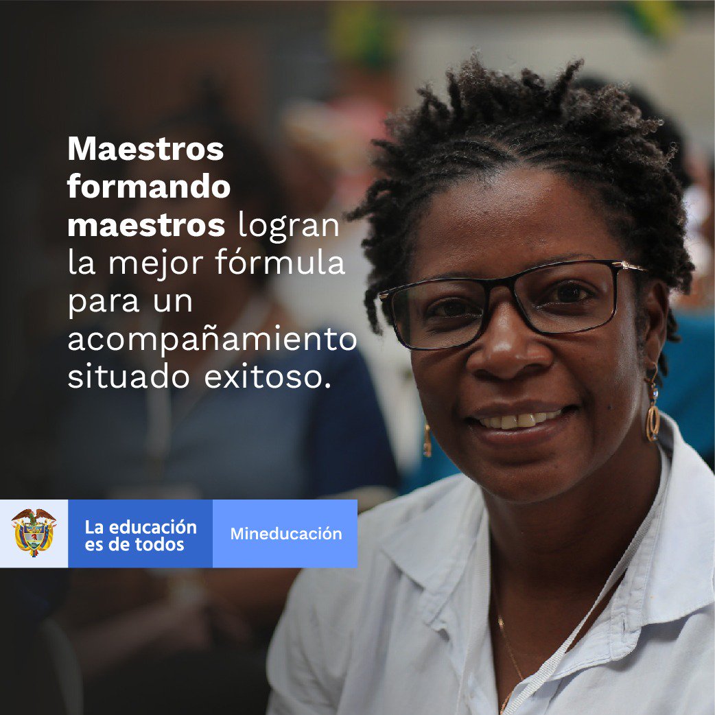 PTA_Colombia's tweet photo. Gracias a los resultados del programa Todos a Aprender logramos el reconocimiento por parte de la CAF, el Banco Mundial, la OEI y la OEA como una de las mejores Experiencias Innovadoras en Formación de Docentes en América Latina y el Caribe. #ElPTAseFortalece https://t.co/gUqjr39V4z