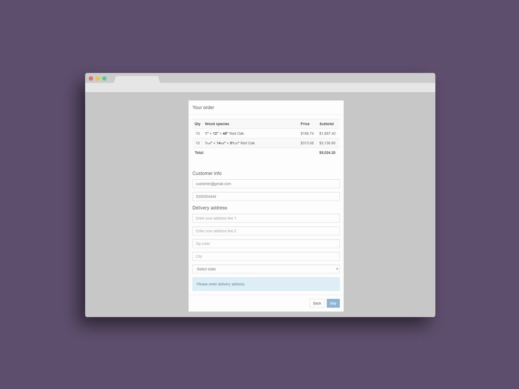 GrinevSoftware's tweet photo. Simple purchasing solution bringing wood to your doorstep sized and ready for use - https://t.co/s7TanwG4vO #website #websiteseo #websitecreation #webdevelopment #webagency #ecommerce #estore #purchasing #webapp #grinevsoftware #angularjs #php #yii #yii2 @Syzeit @grinevri https://t.co/xKokynX2c8