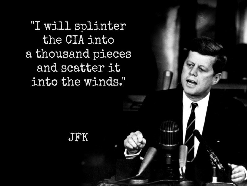 Uživatel TippityToppity na Twitteru: „"I will splinter the CIA into a thousand  pieces and scatter it into the winds." John F. Kennedy. #QRV #QAnon  #GreatAwakenening #JFK… https://t.co/rgodz3j1fG“