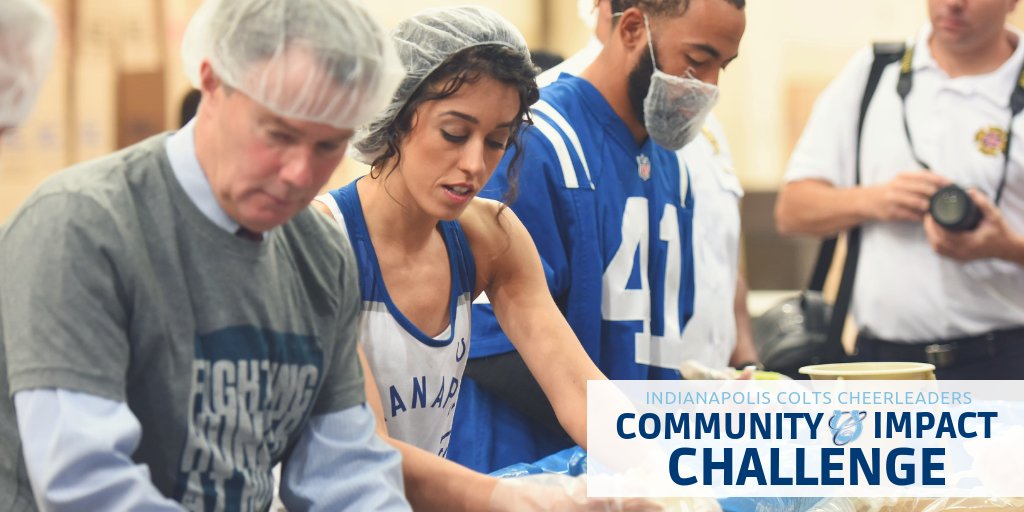The weekend is here, but the voting doesn't stop! ✔️

VOTE today for your favorite charity to be the recipient of a $10,000 grant from the Colts Cheerleaders Community Impact Challenge! 💙

🔗: Colts.com/CheerImpact