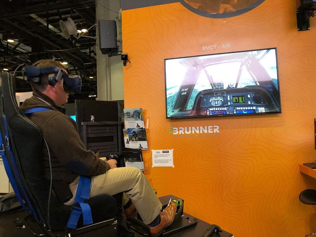 CoryPrice4's tweet photo. Had a blast yesterday with Leadership Orlando #LO96 experiencing the Interservice/ Industry Training, Simulation and Education Conference #IITSEC. Great to "wiggle sticks" again! https://t.co/cNRVSt6HT5