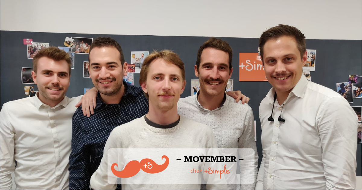plussimple_fr's tweet photo. Movember se termine chez @plussimple_fr ! Nos hommes vont pouvoir enfin raser leurs moustaches! Vous choisirez quelle forme l'année prochaine ? #bellesmoustaches #beaucombat #Movember ! https://t.co/roQNJQ3ixr