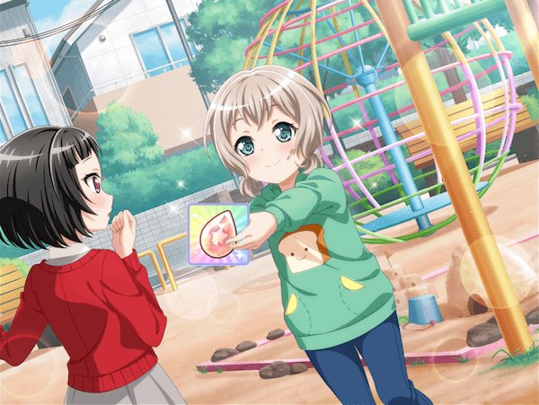 AsiangVtuber's tweet photo. 這次的新卡
好可愛
但缺星星抽卡
也缺奇蹟水晶特訓
#Vtuber
#バンドリ #イベント
#ガルパ #Afterglow
#星4カード #青葉モカ #いっしょにあそぼう
#美竹蘭 #アプリ #ゲーム https://t.co/8TTM6UxS62