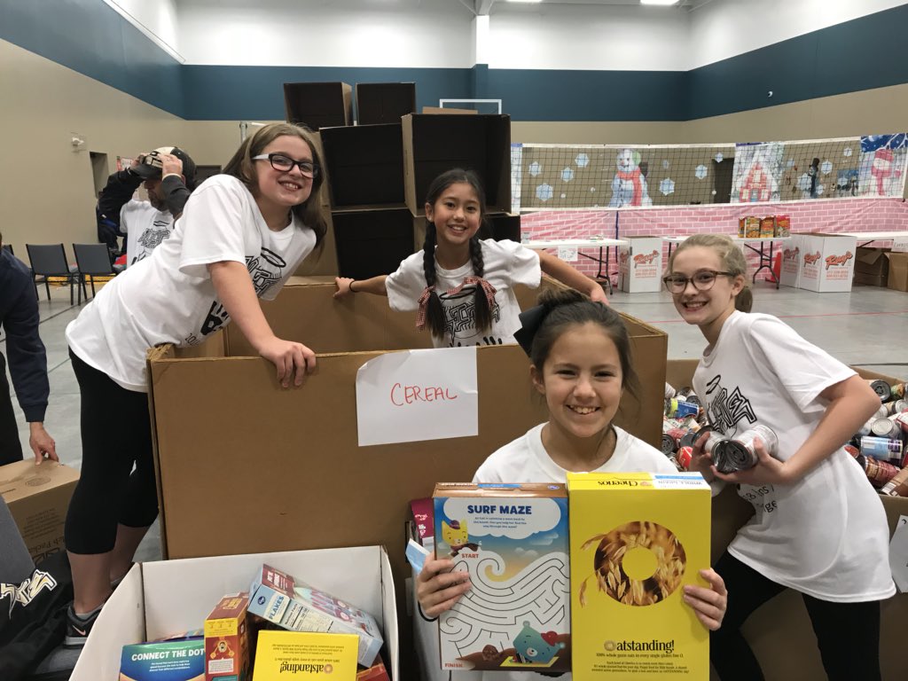 Avon_Elite's tweet photo. Our Elite softball players, coaches, parents and even a few former players helped sort and pack food for Project A.N.G.E.L last night. This makes our 9th year to participate and such a humbling experience. #beElite #community https://t.co/RYCXnLSMQg
