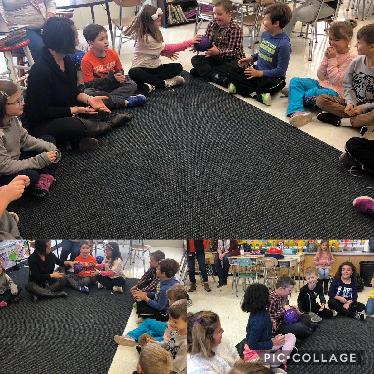 MrsAkhteebo's tweet photo. At Club Unify we played Hot Potato! All our friends had good sportsmanship! @D23Ross @SO_Illinois #clubunify #RossPride https://t.co/kO3d5XIWKi