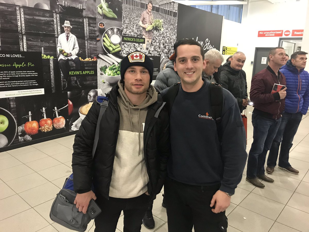 westr09's tweet photo. Finally got to meet the champ! Really appreciate you stopping for a photo! Good luck for your fight in december👍👍👍 https://t.co/xeCmIIeSSV