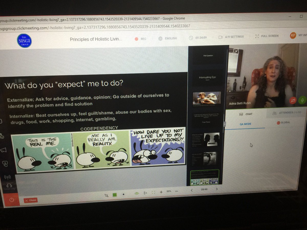 DuneKat14's tweet photo. @BeyondGoodIdeas presents our 6th Webinar Lead by @MSWatUSC Intern Adina Beth Rubin on Principles of Holistic Living. #alsosw #macrosw #holistic If you missed our Social Good Webinar Week contact me for our recordings! @SocialWorkPulse https://t.co/rFbGoAk7bA