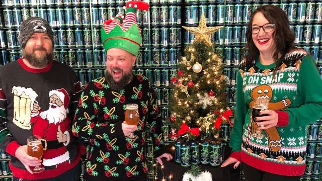 Dec. 22nd! Don’t be a Scrooge &amp; join us for a FUgly Christmas Sweater Party🎄🎅🏼Wear your favorite FUgly Christmas Sweater to be entered in the FUgly sweater contest &amp; take the title of 2018 HOLIDAY BEERMEISTER! Carry your chestnuts to Reaver Beach for a night of HO HO HOLIDAY FUN