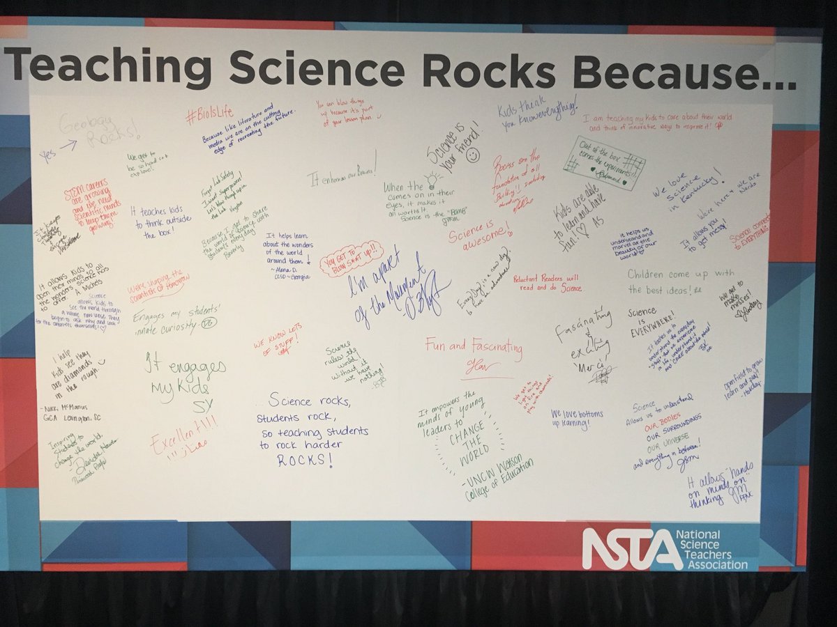 MCNicholson4's tweet photo. #NSTA18 https://t.co/XeGShgPL1O