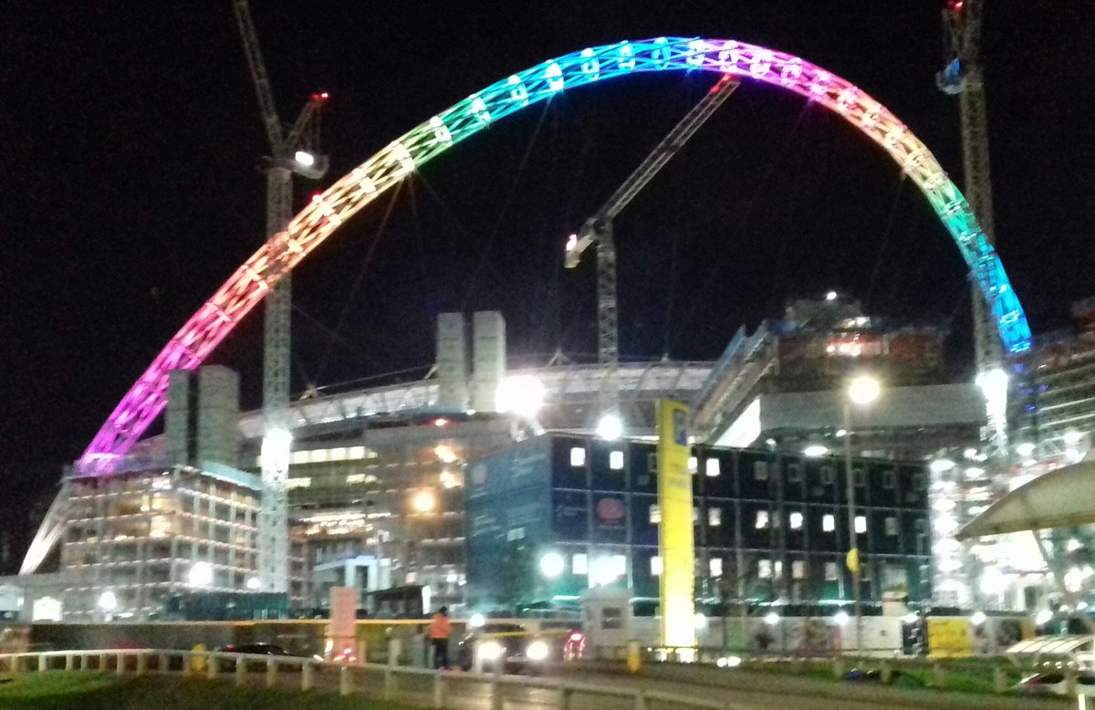 Tony Incenzo TV/Radio football reporter 🇮🇹 🇮🇪 (@tonyincenzo) on Twitter photo I've arrived at Wembley Stadium where the famous arch has been lit in the rainbow colours for tonight's <a href="/MCFLFOOTBALL/">MCFL Football League</a> match - <a href="/StonewallFC/">Stonewall FC</a> v <a href="/afcwilberforce/">WilberforceWanderers</a>
<a href="/fcbusiness/">fcbusiness Magazine</a> <a href="/NonLeagueCrowd/">Non League Crowds</a> <a href="/middxfa/">Middlesex FA ⚽️</a> <a href="/stonewalluk/">Stonewall</a> <a href="/SportsMediaLGBT/">Sports Media LGBT+</a> <a href="/NonLeagueNews/">NonLeagueDaily — By Betting.co.uk</a> <a href="/nonleagueshow/">Non League Show</a> I've arrived at Wembley Stadium where the famous arch has been lit in the rainbow colours for tonight's <a href="/MCFLFOOTBALL/">MCFL Football League</a> match - <a href="/StonewallFC/">Stonewall FC</a> v <a href="/afcwilberforce/">WilberforceWanderers</a>
<a href="/fcbusiness/">fcbusiness Magazine</a> <a href="/NonLeagueCrowd/">Non League Crowds</a> <a href="/middxfa/">Middlesex FA ⚽️</a> <a href="/stonewalluk/">Stonewall</a> <a href="/SportsMediaLGBT/">Sports Media LGBT+</a> <a href="/NonLeagueNews/">NonLeagueDaily — By Betting.co.uk</a> <a href="/nonleagueshow/">Non League Show</a>