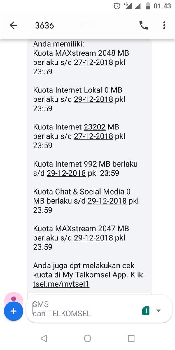 LuqmanGoza's tweet photo. @telkomselflash min ini knp paket saya ga bisa dipake, info paket habis, padahal baru beli yg 25gb harga 149rb. https://t.co/yLUIiPCHDS