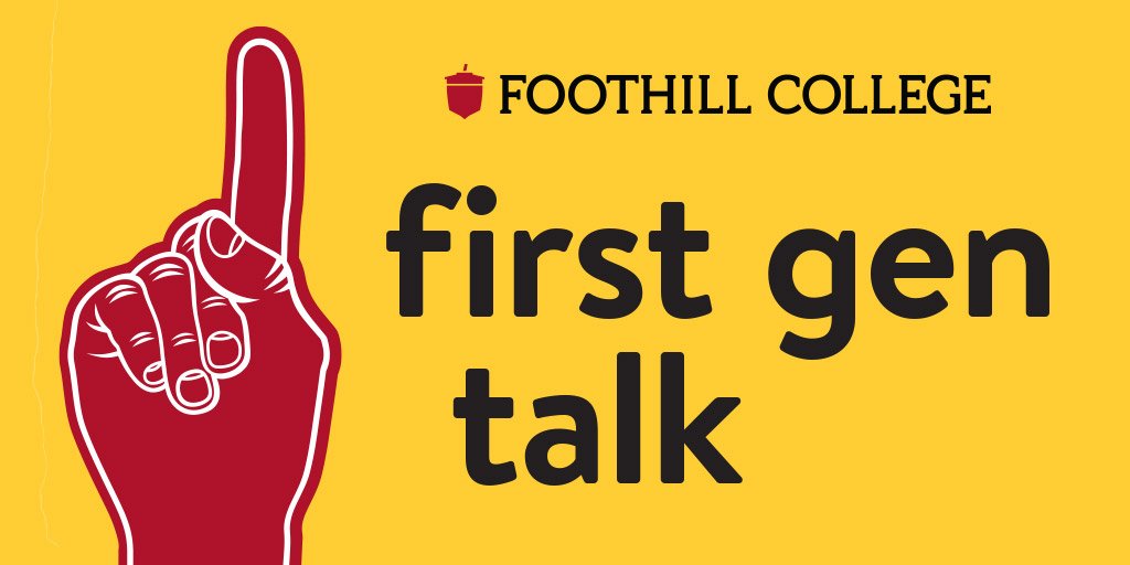 FoothillCollege's tweet photo. Come to the First Gen Summit on Dec. 4, from 1-3 in the Toyon Room to meet with first-gen students, faculty, and staff. You can also network with 4-year universities. Lunch is provided! Details at https://t.co/1UT9j71zKv
#iamfoothill #firstgen #college #firstinthefam #TheFirst https://t.co/hRsnnPcfh9