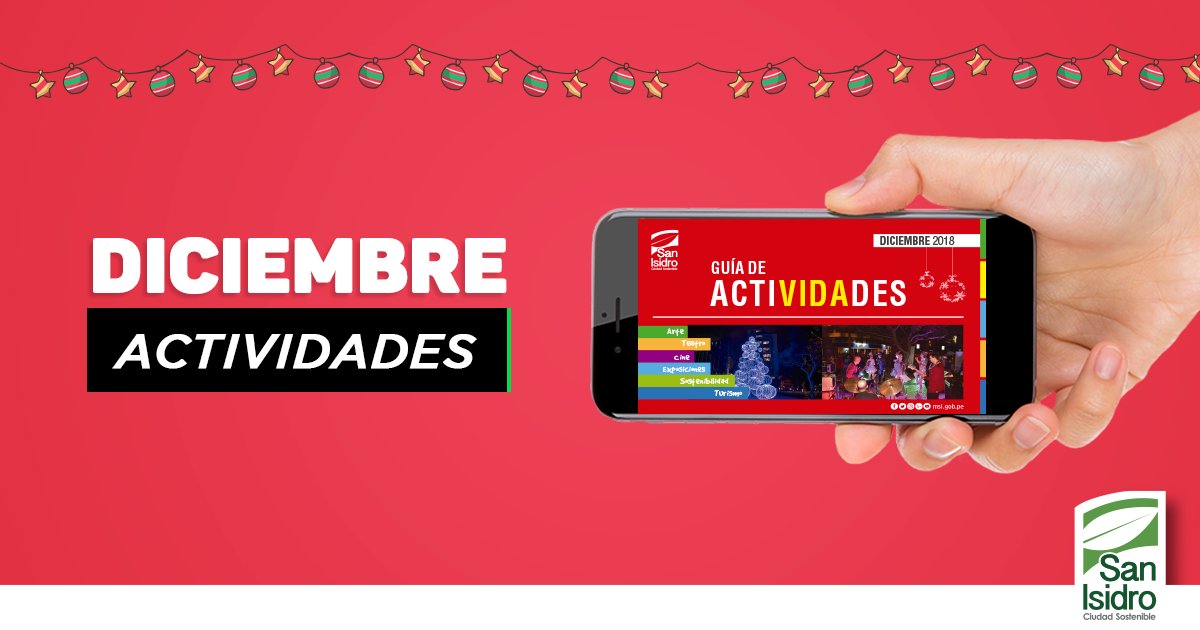 munisanisidro's tweet photo. ¡Vive la Navidad en San Isidro! Diciembre viene con muchas sorpresas y eventos para chicos y grandes. No te pierdas nuestros recitales navideños, #DassoFest, "Canciones del Mundo por Navidad" en la #BibliotecaInfantil, Caravana Empresarial y mucho más►► https://t.co/1Q14zwE1Iv https://t.co/WvbQXzEmd8