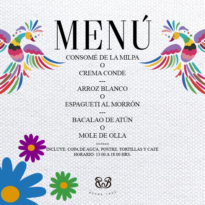 Rest_lablanca's tweet photo. Ya es viernes!
y terminamos el mes con un menú de "Rechupete"
Te esperamos a la hora de la comida aquí en Restaurante la Blanca :) #menúdehoy https://t.co/Qprs5Q2jDy