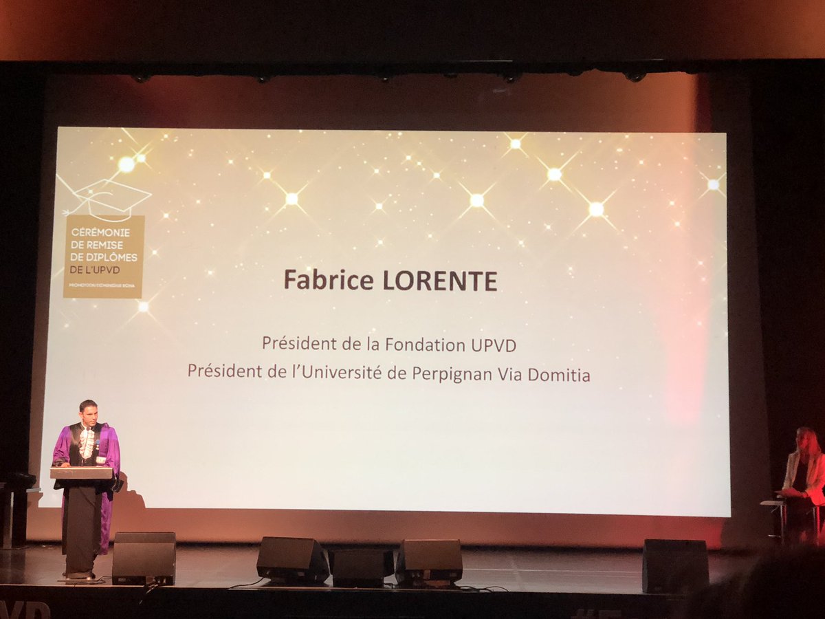 transferinnupvd's tweet photo. Cérémonie de remise des diplômes de l’Université de Perpignan promotion Dominique Bona de l’Académie française qui est la marraine de la soirée 
#UPVD #FondUPVD #transferINN @CTPPOCTEFA @TransferINN_ @upvd1 @Fondation_UPVD https://t.co/lVfcAte0KV