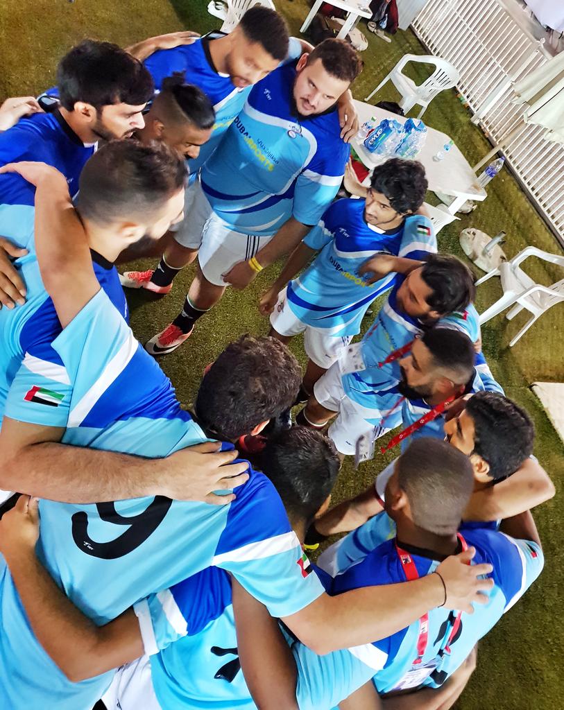 UAE SHAHEEN FIRST WIN IN DUBAI 7s 
36 / 7 Amman
QUARTER FINAL TOMORROW
ONE TEAM ONE GOAL UAE 🇦🇪
@dubaiairports @Dubai7s @worldrugby  @dubaiairportsar @uaerugby 
@hsbc_sport @hsbc
@arabrugby
#dubaiairport #dubairugby #uaerugby #uaesports #worldrugby #shaheenrugby #hsbcsport