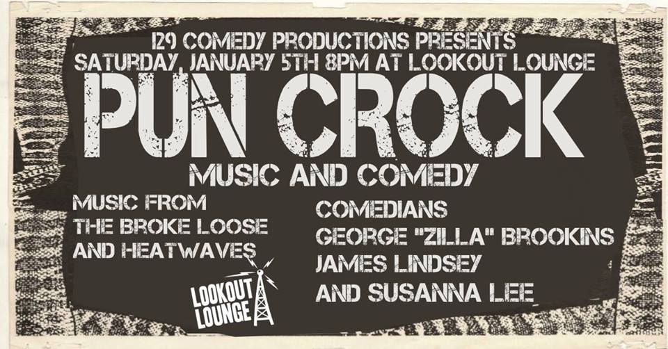 Sick of the endless local media fixation on cockfighting?  Well, put us on your to-do list for January 5th...we'll be featuring several new songs (unrelated to cockfighting) after some goddamn funny comedians -- including the incomparable Susanna Lee -- do their thing.