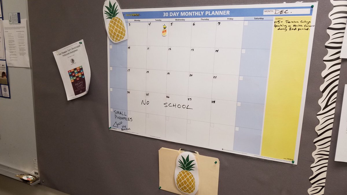 CoachB1978's tweet photo. We have our first teacher signed up to open her classroom to her peers to learn n grow thru peer-2-peer observations on our new Pineapple Chart at Jackson High School!
S/O to @cultofpedagogy for the idea and info on her blog!! #LeadByExample #PineapplePack @JHSVIKINGS https://t.co/Ca2GuIYUNG