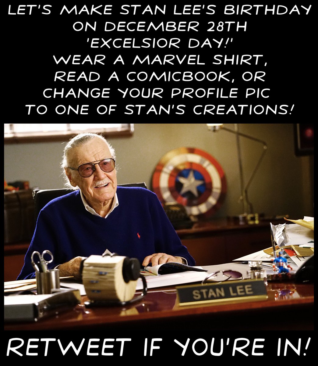 fanxsaltlake's tweet photo. Let's make this happen! Retweet if you're in! Excelsior!
#FanXAlumni #StanLeeForever https://t.co/NHSniLhItK