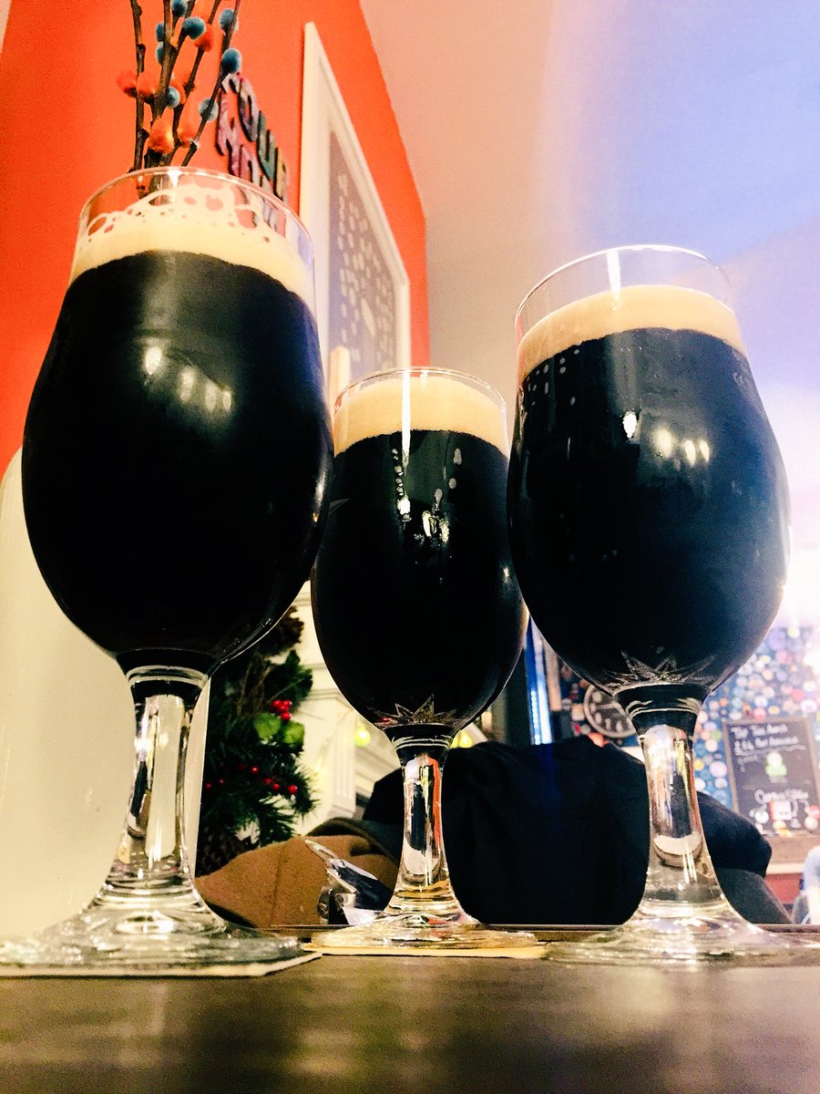 A_Crafty_Couple's tweet photo. Battle of the darks! A brown, a milk stout and a porter! T.A.S.T.Y #beeroclock #fourhops https://t.co/plZTXoF698