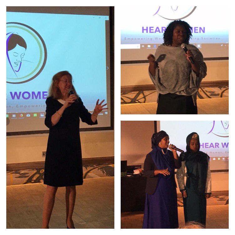 Congratulations to #DeqaSalad @AngelaSpence_SC @RBKC at @Hilton @hearwomenint #10yearanniversary of #HearWomen #EmpoweringSocieties #EmpowingWomen
