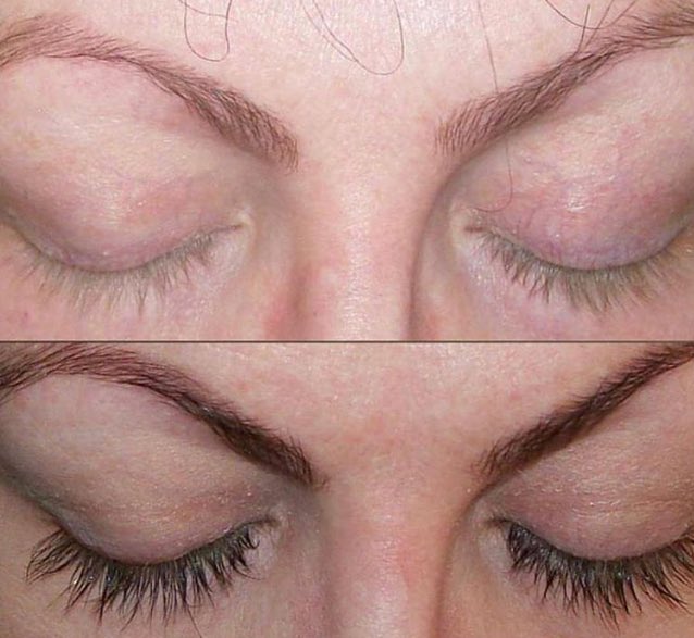 للعلم القطرة تغمق الشعرة و تخليها اكثر سماكة وكثافة 👁 👇🏻