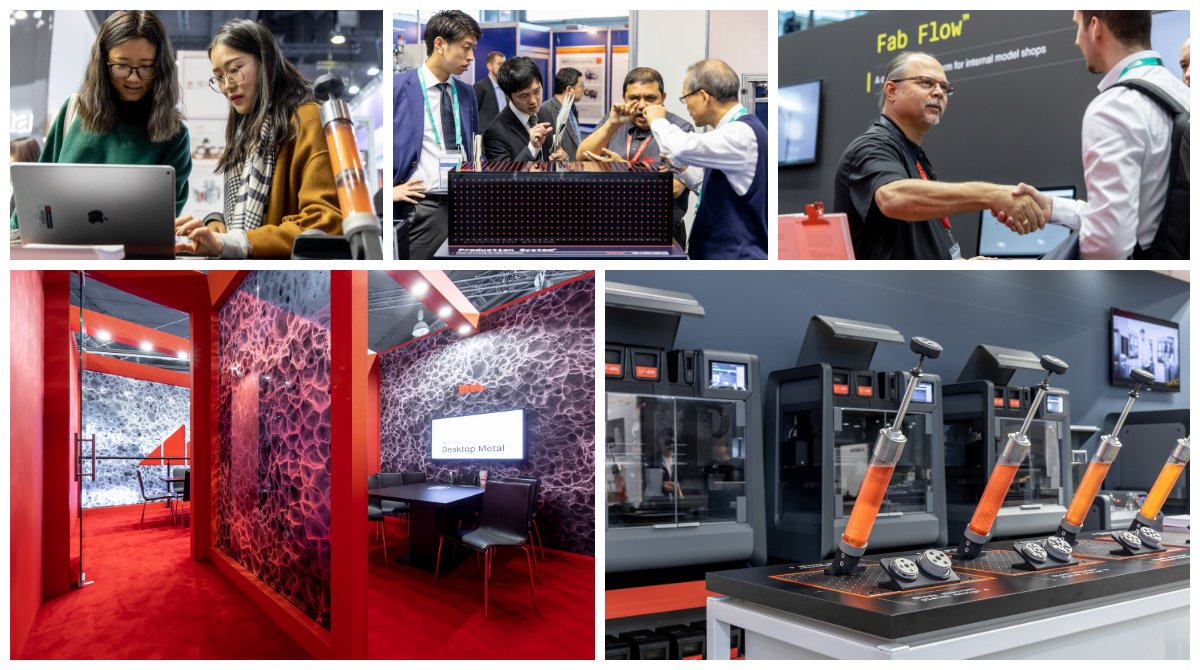 DesktopMetal's tweet image. Earlier this month, we joined industry leaders and innovators at #formnext2018. Read about our experience and see photos from the show floor here bit.ly/2RrZJp6
