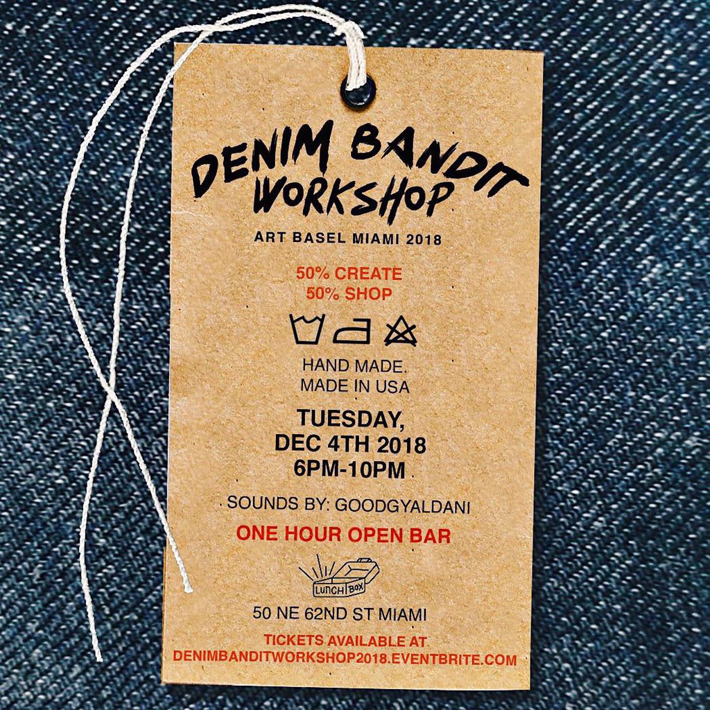 TasheemaFelder's tweet photo. Thank God Its Pay Day! ๐ค4 days away from @D_BWorkshop #Artbasel & we have a few tix left, get em here! ๐๐พ #DBWorkshop
https://t.co/SEVtTKLWZ5 https://t.co/QLvCQhgrup