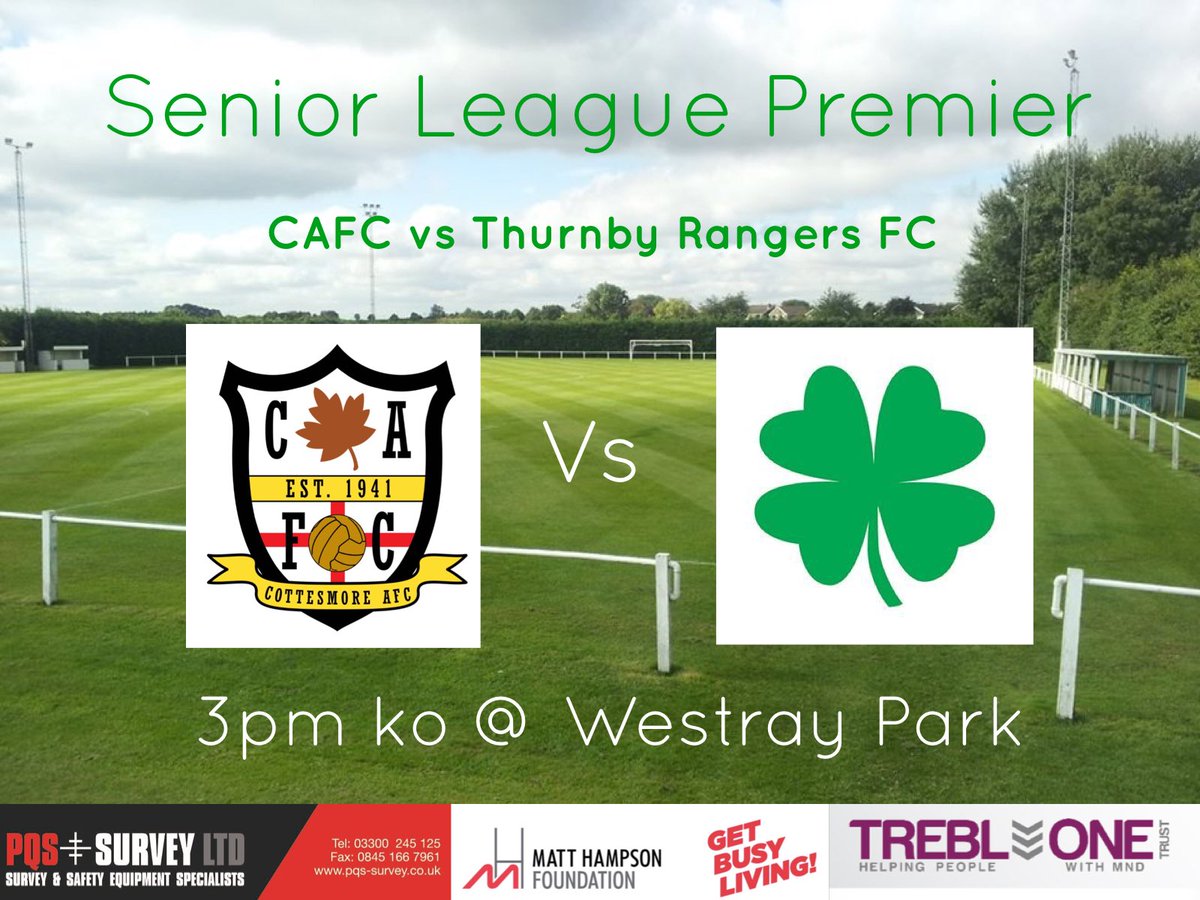 Cottesmore AFC (@cottesmoreafc) on Twitter photo Big game tomorrow at Westray Park as the first team welcome top of the league Thurnby Rangers. Kick off 3pm #greenarmy <a href="/RangersThurnby/">Thurnby Rangers FC</a> Big game tomorrow at Westray Park as the first team welcome top of the league Thurnby Rangers. Kick off 3pm #greenarmy <a href="/RangersThurnby/">Thurnby Rangers FC</a>