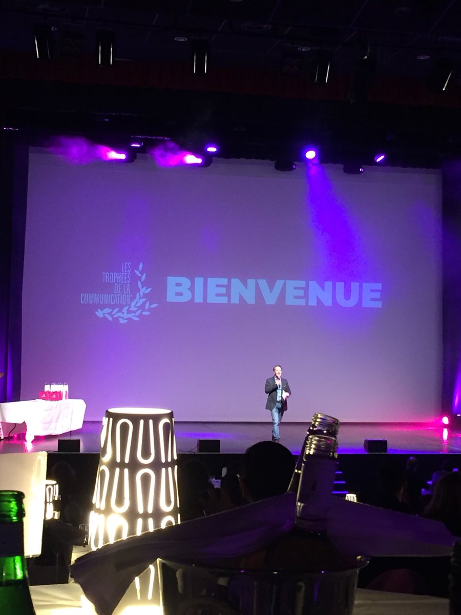 En place aux #tropheesdelacom 💛💛💛