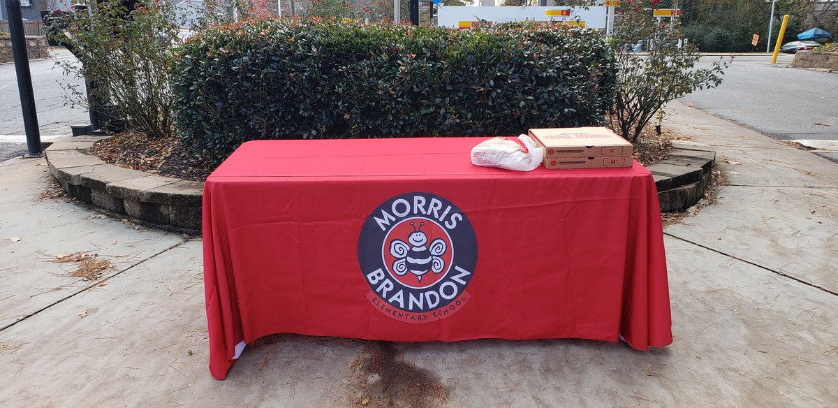 We are at Collier Ridge Apartments today. Please stop by and meet your administrators from 2:30 - 4:00 PM. Grab a slice of pizza and let's chat about school. <a href="/jbland100/">Jay Bland</a> <a href="/MorrisBrandonES/">Morris Brandon Elementary School</a> <a href="/TommyUsherAPS/">Tommy P. Usher</a> <a href="/SuLambCoach/">Suzanne Lamb</a> <a href="/BrandonIBPYP/">Sam DeCarlo - Morris Brandon Elementary IB PYP</a> <a href="/MsSmall2016/">🐝❤️Tameka Small❤️🐝</a> <a href="/1stGradeBrandon/">1st Grade - Brandon</a> <a href="/APSBrandonBees/">Morris Brandon PTA</a>