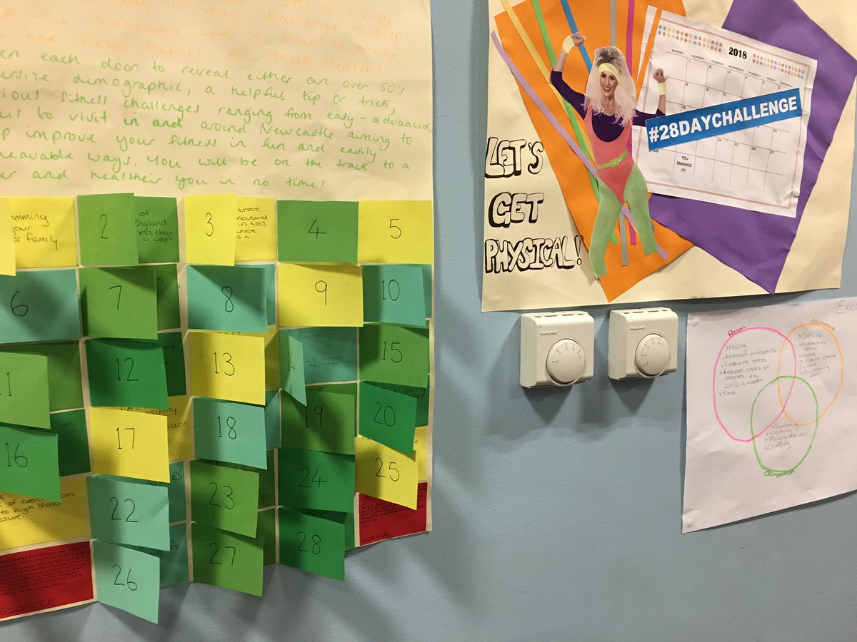 OTNorthumbria's tweet photo. Year 1 had a busy day at CLC developing occupation focused public health campaigns.. they are a creative bunch and produced excellent evidenced based work #valueofOT #makeverycontactcount https://t.co/kwNXARzHQY