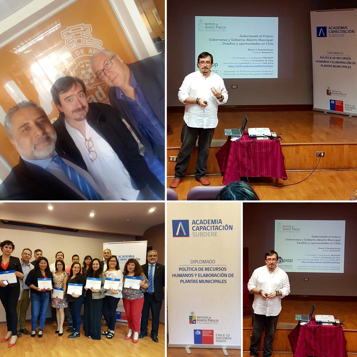 redmatriz's tweet photo. Gracias Totales y enhorabuena a participantes del “Diplomado en Política de Recursos Humanos y Elaboración de Plantas Municipales”... Qué la fuerza les acompañe! #OpenGov Tour Chile 2018 #OpenGovJedi Rocks! @inapuchile @EGGP_UCHILE @subdereacademia @GIGAPP @laSUBDERE @uchile https://t.co/2TFSErtDge