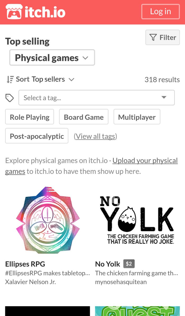 WritNelson's tweet photo. Four days later, #EllipsesRPG is again at the top of the Most Popular physical games chart (it was second for a day), and remains at the top of the top-sellers. No promotion aside from the 24 hour sale on Monday.
Um.
Holy crap.
https://t.co/U2uzB9C9Sn https://t.co/ICztUdWBNn