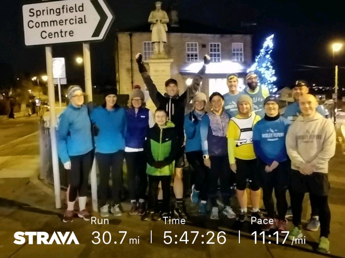 RideWozzy's tweet image. #NovPlus1 Day 30 - CHALLENGE COMPLETED!

Final 5k with some of the @FarsleyFlyers crew!  #RunFARsley
Huge thanks to everyone who has supported!
@sweatpledge complete - dictum meum pactum ✅

Running for Leeds Deaf Children's Society:
justgiving.com/crowdfunding/n…