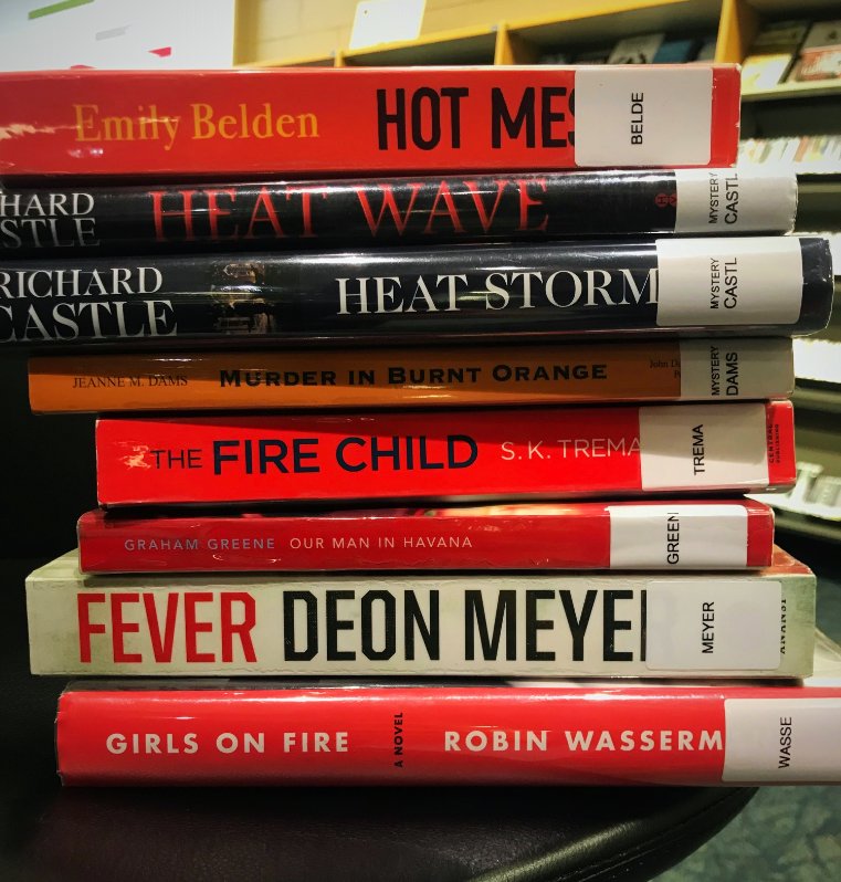 Guess the theme... #bookdisplay #merchandising #librarylife