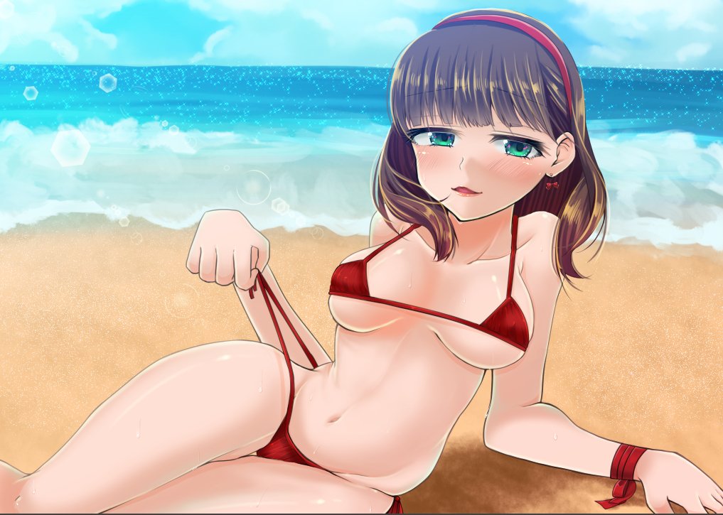 鎖骨 次はｼﾝｽﾃ 冬コミ用にーーーー水着だけど まぁええやろ がっはっは 佐久間まゆ 佐久間まゆマイクロビキニ部 T Co Mvzjxmth0u Twitter